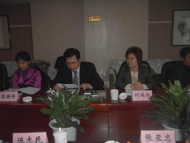 九三学社河南省委副主委、漯河市主委、副市长孙运锋汇报工作